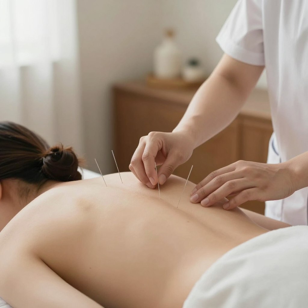 Acupuncture treatment session