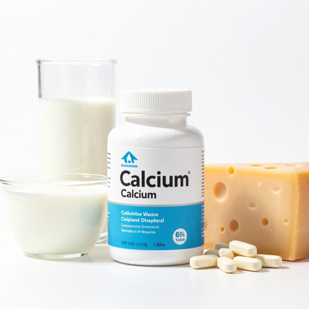 Calcium supplement with dairy products
