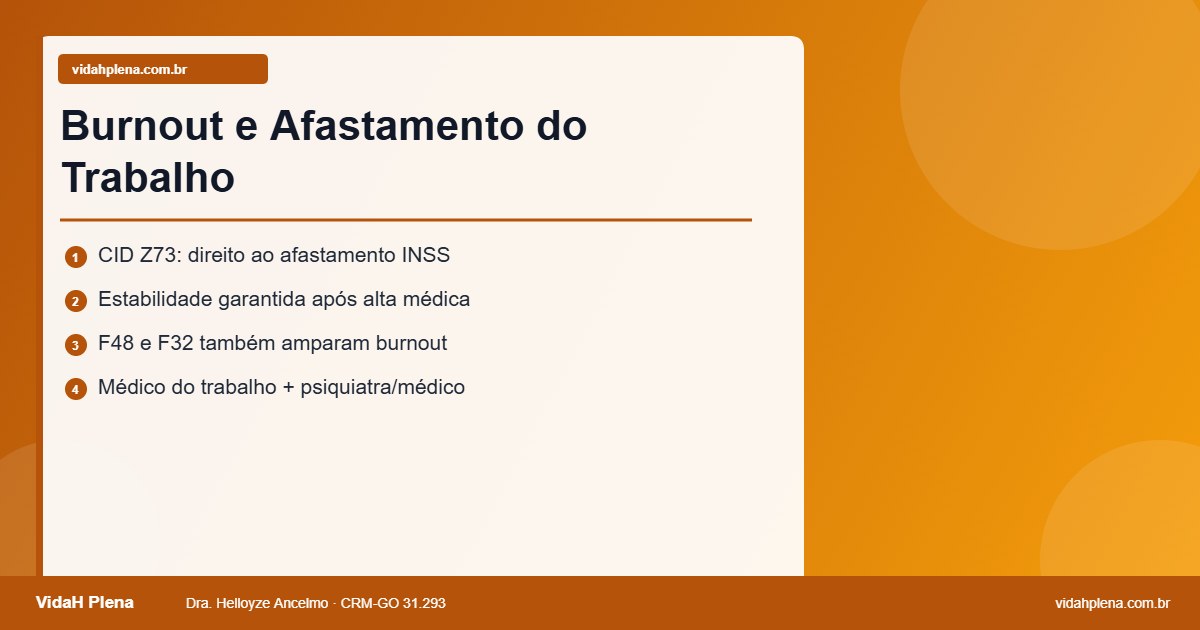 Seus direitos legais no afastamento por burnout